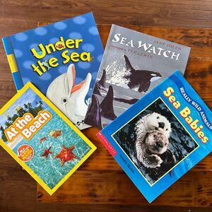 Vintage Bundle of 4 Ocean Animal Paperback Books